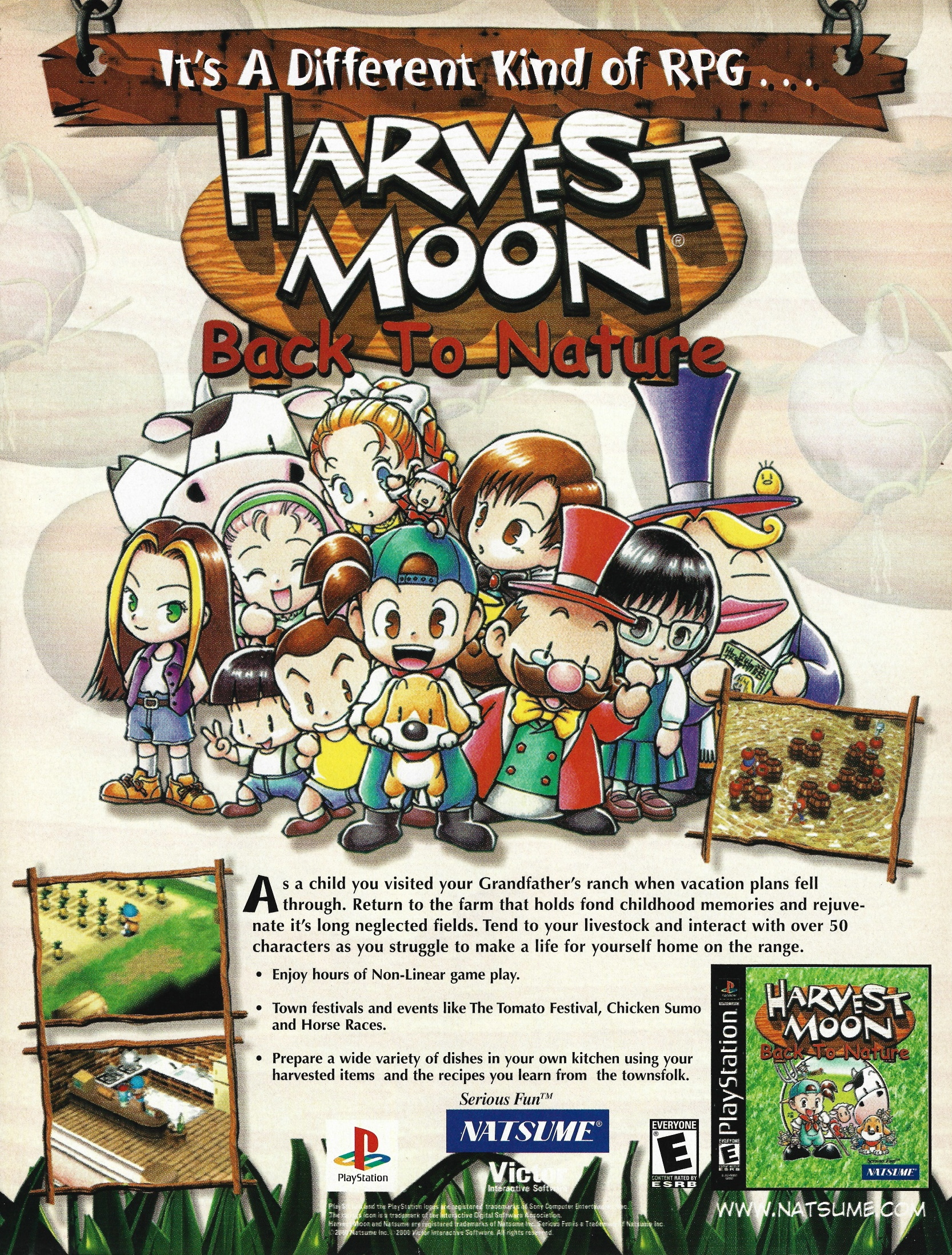 Harvest Moon Back to Nature Promo